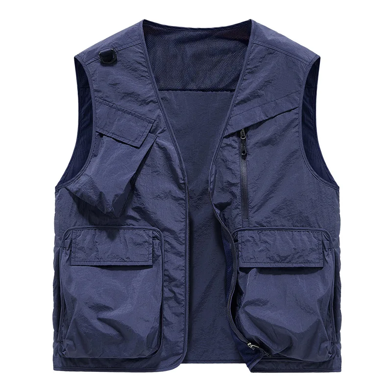 Photography Vest - Męska letnia kamizelka w dużym rozmiarze,