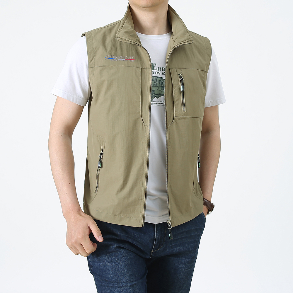 Photography Vest - Wiosna, lato, jesień, kamizelka, męska kamizelka