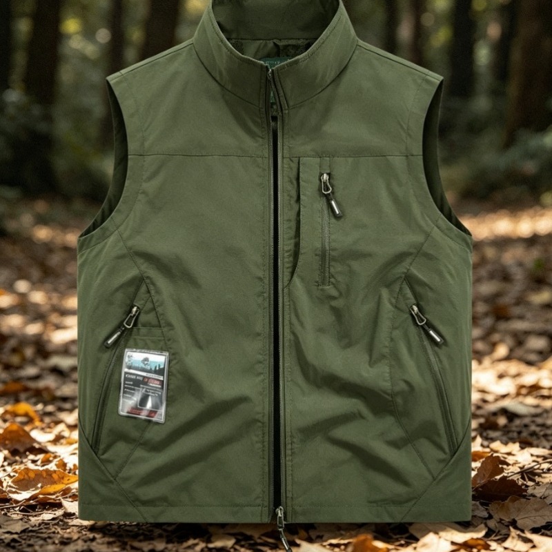 Photography Vest - Męska kamizelka fotograficzna outdoorowa z wieloma