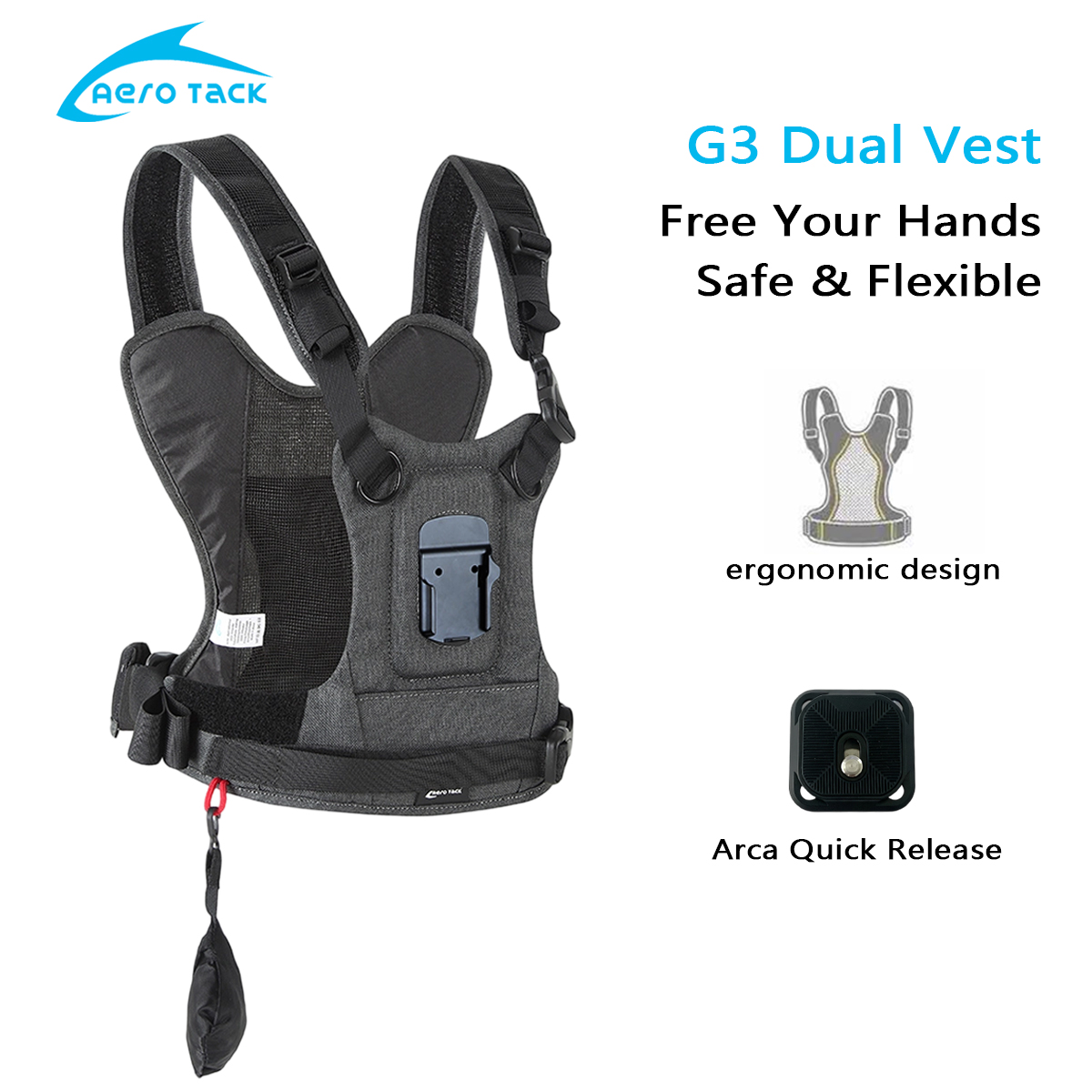 Pasek do kamery Aero Tack G3,  – Photography Vest recenzja i cena